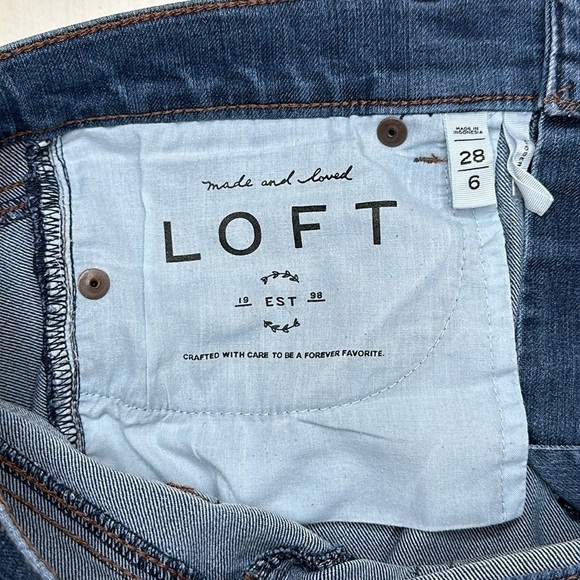 LOFT Modern Skinny Jeans Size 28/6 - Picture 10 of 14
